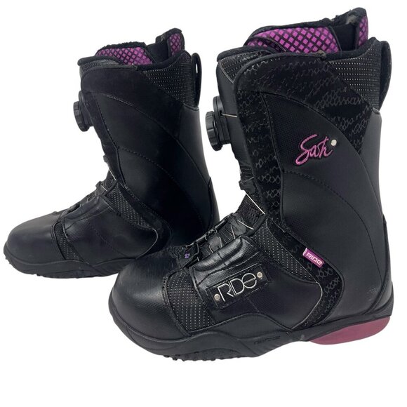 RIDE SASH BOA COILER All Mountain Snowboard Boots Size 9 - Picture 1 of 13